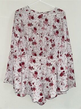Forever 21 Pink Floral Romper